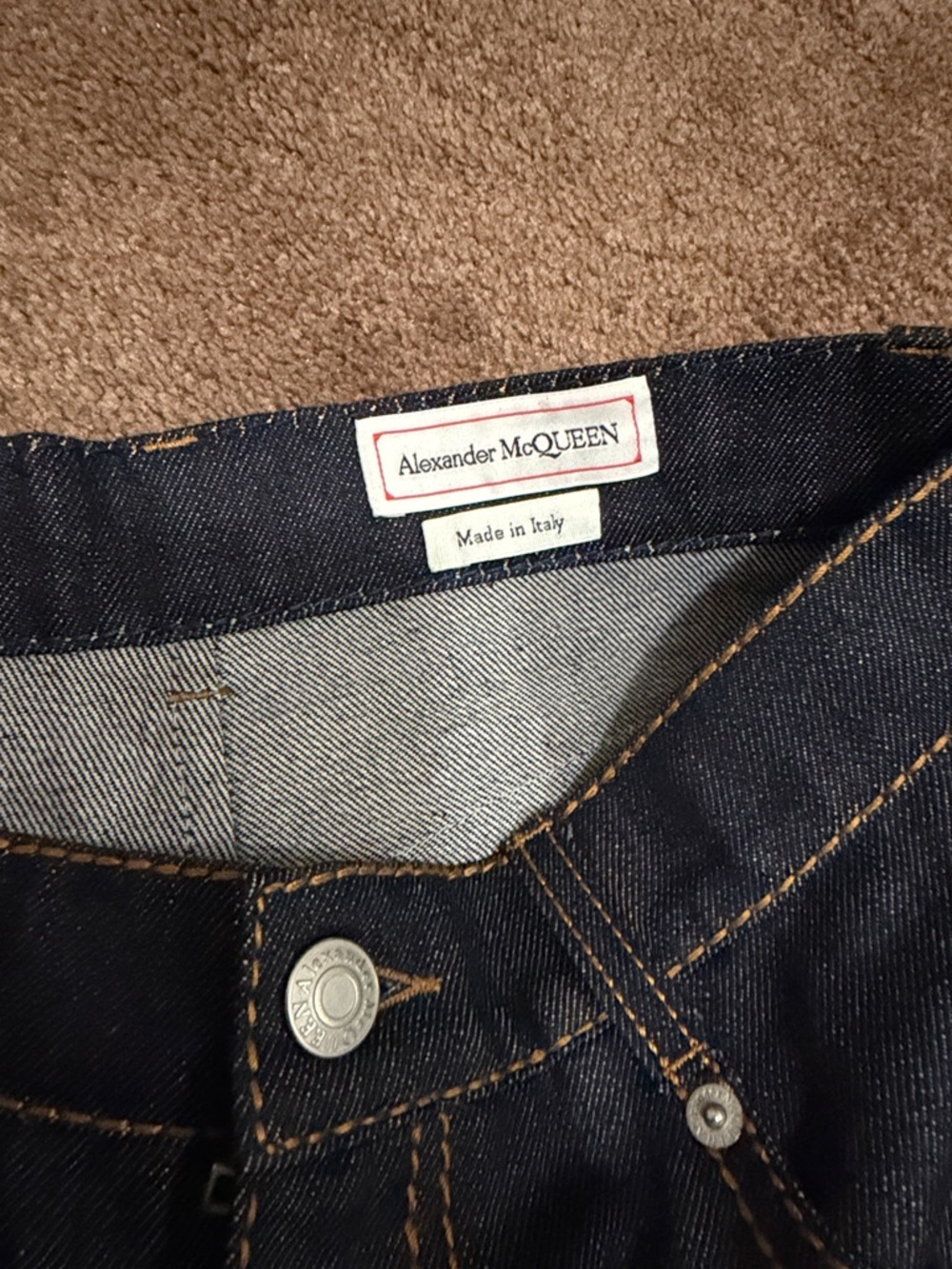 Alexander McQUEEN brand new woman jeans size 25 - Picture 3 of 13